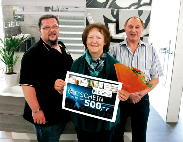 Emma Kleindl gewinnt im Eröffnungs-Gewinnspiel 500,- Euro-Gutschein Emma Kleindl gewinnt im Eröffnungs-Gewinnspiel 500,- Euro-Gutschein